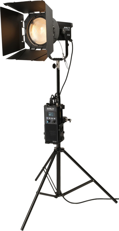 Kit iluminare Nanlite Forza 500B II Bi-color, lentila Fresnel FL-20G + troller [3]