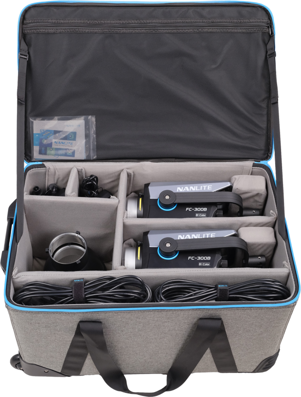 Kit iluminare Nanlite FC-300B, 2 lampi LED + troller [2]