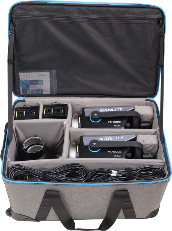Kit iluminare Nanlite FC-500B, 2 lampi LED + troller [2]