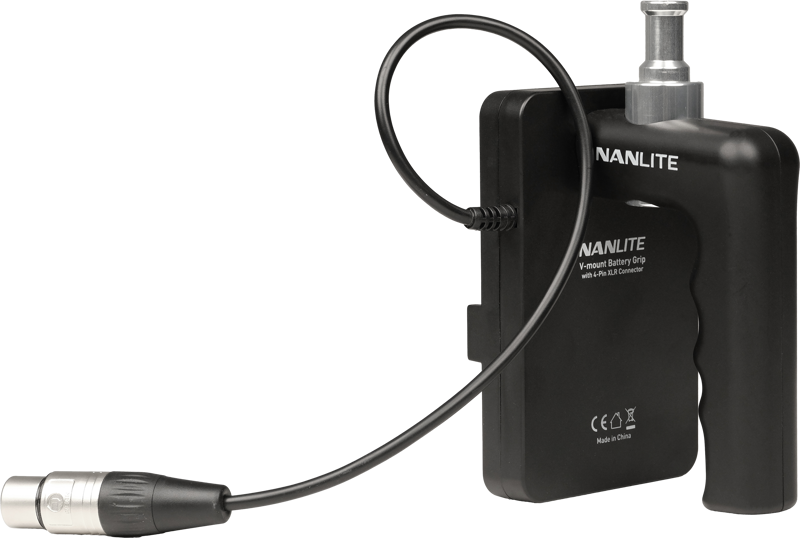 Grip baterie Nanlite BT-BG-XLR4II cu 4-Pin XLR Connector [2]