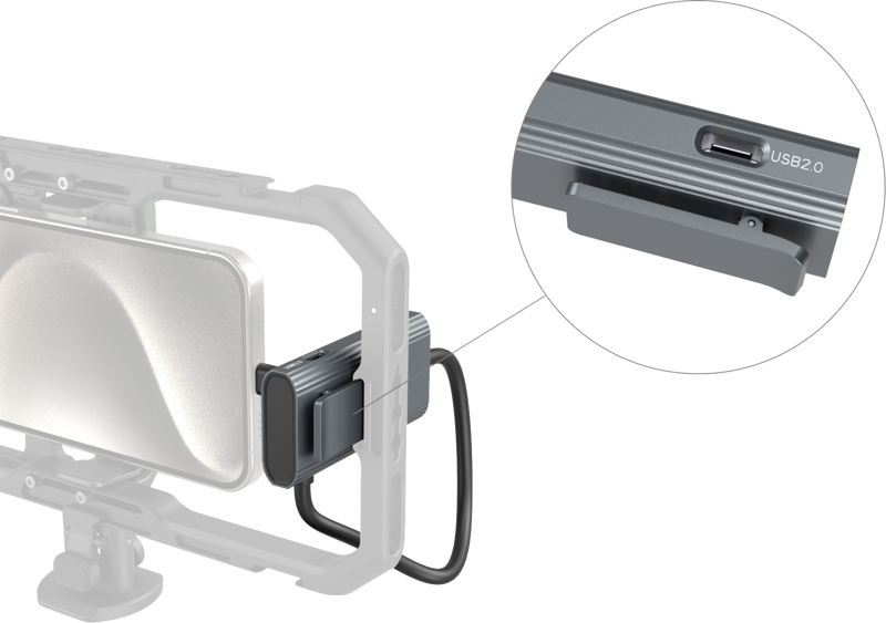 Hub USB 4-in-1 SmallRig 4598 cu adaptor Audio [2]