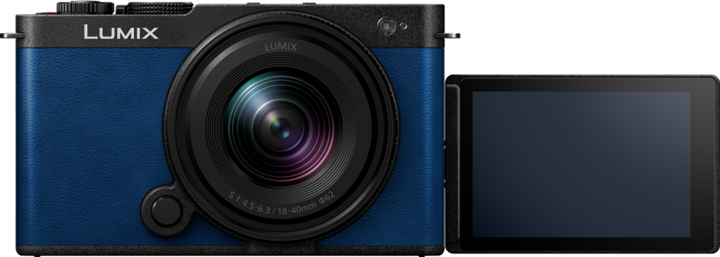 Aparat Foto Mirrorless Full Frame Panasonic Lumix S9 Kit cu Obiectiv 18-40mm F4.5-6.3, Night Blue [2]