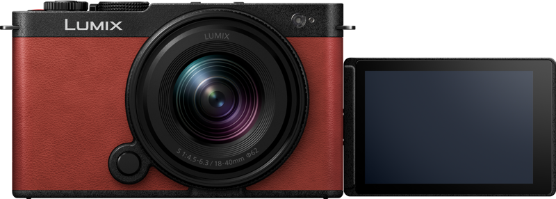 Aparat Foto Mirrorless Full Frame Panasonic Lumix S9 Kit cu Obiectiv 18-40mm F4.5-6.3, Red [2]