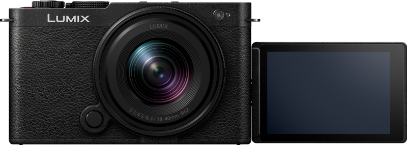 Aparat Foto Mirrorless Full Frame Panasonic Lumix S9 Kit cu Obiectiv 18-40mm F4.5-6.3, Jet Black [2]