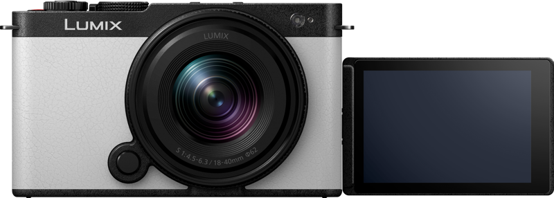 Aparat Foto Mirrorless Full Frame Panasonic Lumix S9 Kit cu Obiectiv 18-40mm F4.5-6.3, White [2]