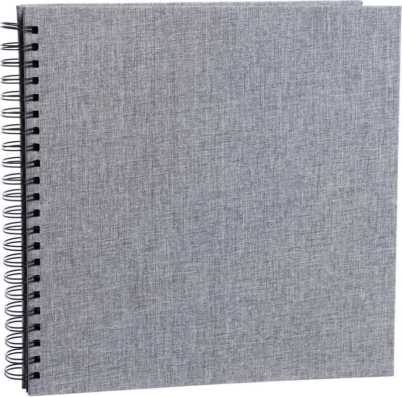 Album Focus Essence Wire-O 30x30 Grey w. Black Sheets [1]
