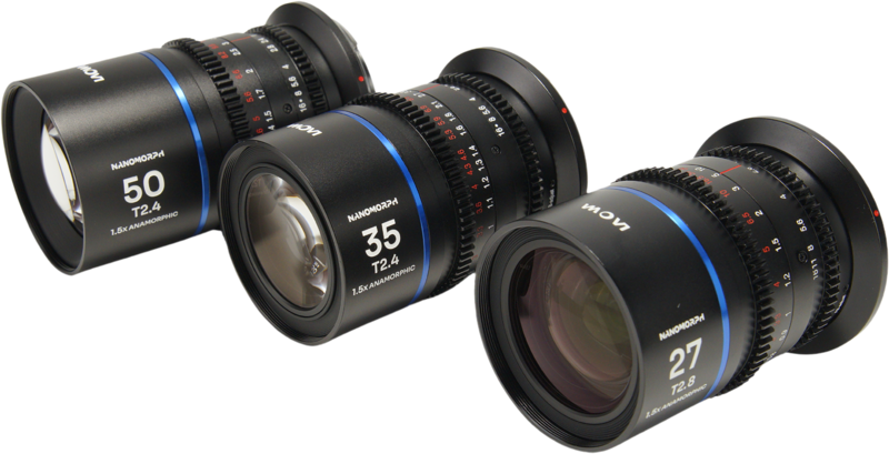Set 3 obiective cinematice Laowa Nanomorph S35 Prime 27mm, 35mm, 50mm, Albastru, Montura Canon RF [2]