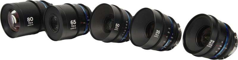 Set 5 obiective cinematice Laowa Nanomorph S35 Prime 27+35+50+65+80mm, Blue, MonturaArri PL/Canon EF [2]