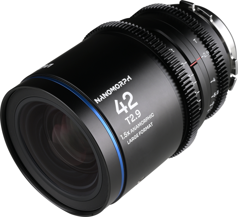 Obiectiv cinematic Laowa Nanomorph LF 42mm T2.9 1.5X, Blue, Montura Arri PL/Canon EF [2]