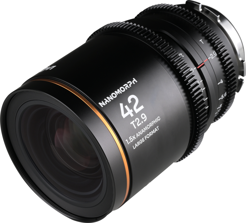 Obiectiv cinematic Laowa Nanomorph LF 42mm T2.9 1.5X, Amber, Montura Arri PL/Canon EF [2]