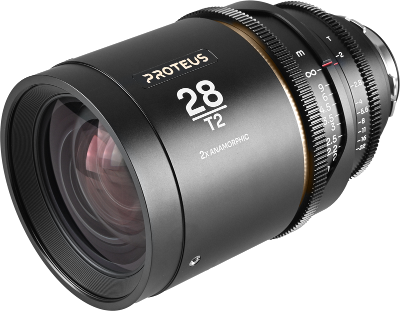Obiectiv cinematic Laowa Proteus 2X Anamorphic 28mm T2, Amber, Montura Arri PL/Canon EF [2]
