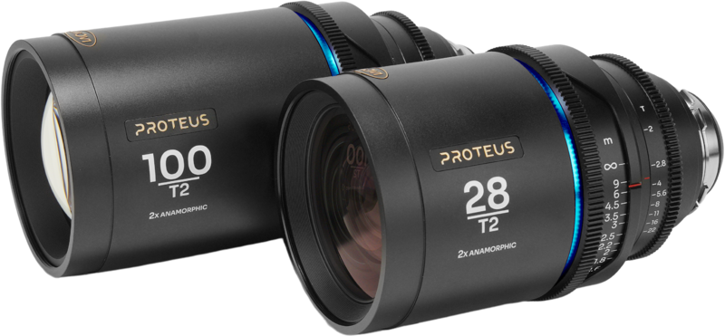 Set 2 obiective Laowa Proteus 2X Anamorphi, Set C (28mm, 100mm), Blue, Montura Arri PL/Canon EF [2]