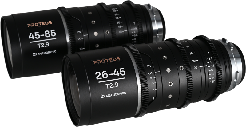Set 2 obiective cinematice Laowa Proteus Zoom 2X Anamorphic 26-45mm, 45-85mm, Silver, Montura Arri PL/Canon EF [1]