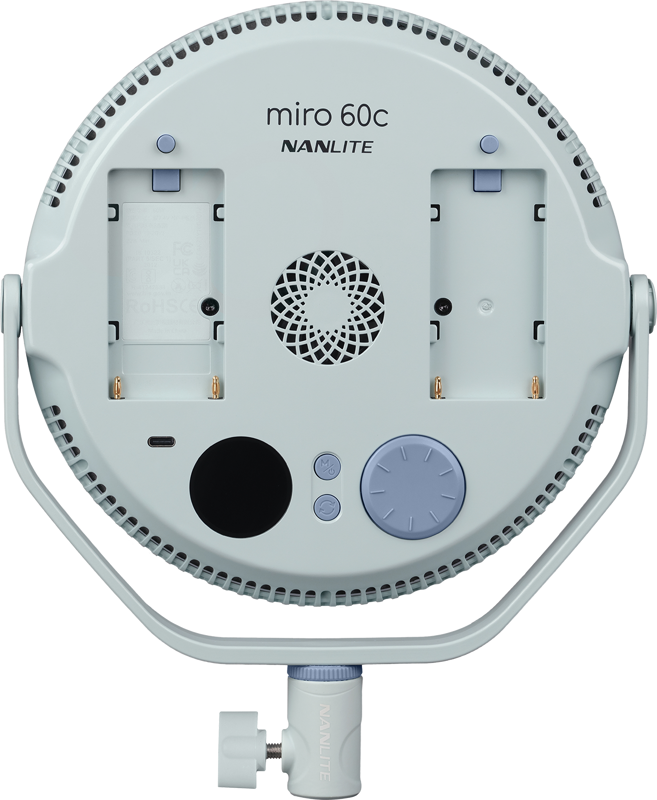 Panou LED rotund Nanlite Miro 60c, Bleu [2]