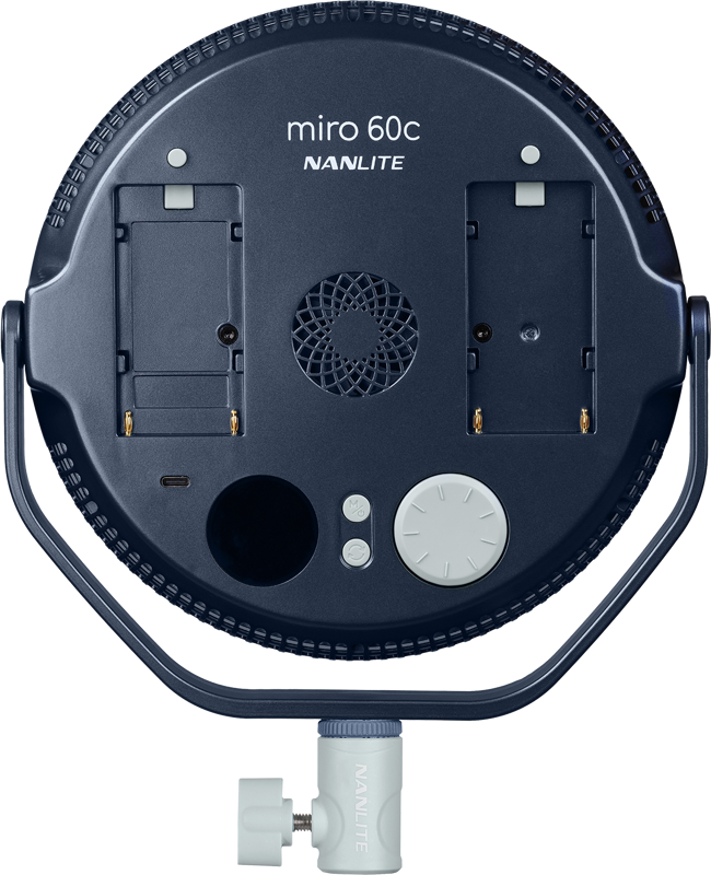 Panou LED rotund Nanlite Miro 60c, Albastru [2]