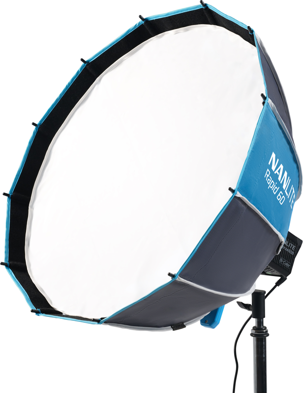 Softbox parabolic Nanlite SB-RP60 SB-RP60 cu grilă tip fagure pentru montură FM [2]