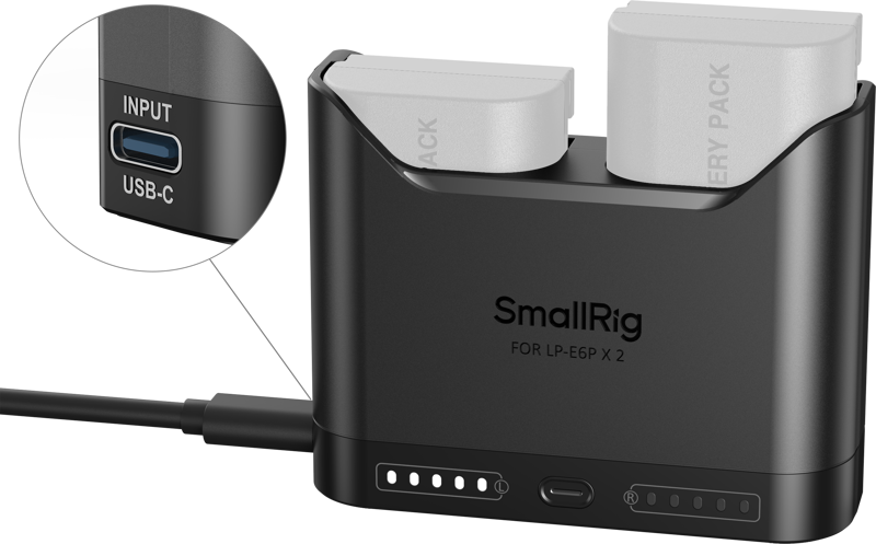Incarcator baterii camera SmallRig 5490 pentru LP-E6P [2]