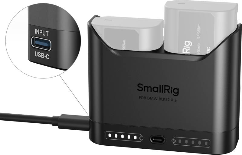 Incarcator baterii camera SmallRig 5492 pentru DMW-BLK22 [2]