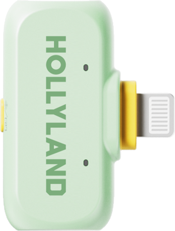 Kit lavaliere wireless Hollyland LARK A1 Combo Mint Green, cu USB-C, Lightning [2]