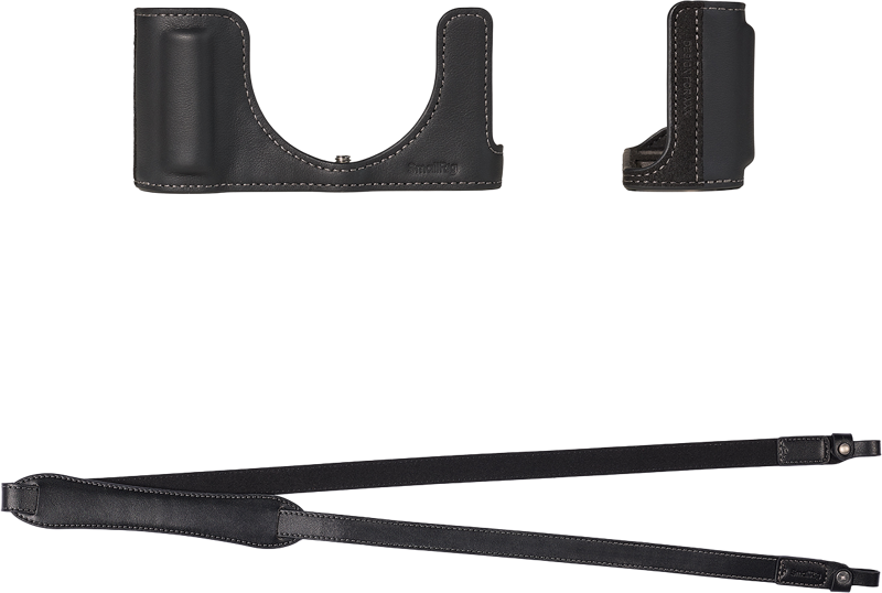 Toc de piele si curea Smallrig 6274 pentru Panasonic LUMIX L10, Negru [2]