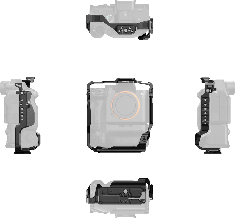 Cage SmallRig 6114 pentru Sony A 7R V / 7 IV / 7S III / 1 / 7R IV / 7 V cu mâner vertical VG-C4EM [2]
