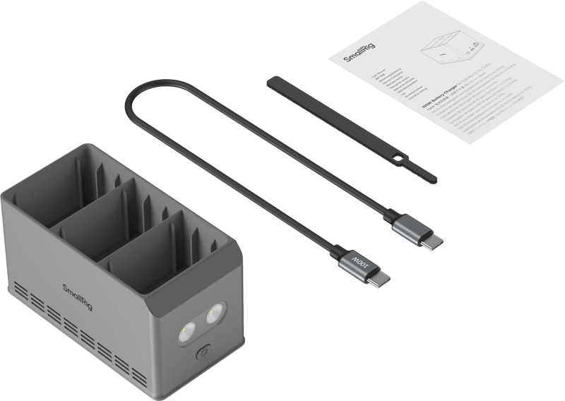 Incarcator baterii SmallRig 6502, 100W, pentru DJI Mini 5 / 4 / 3 Pro [2]