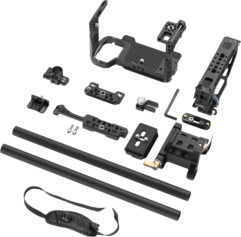 SmallRig 6924 HawkLock Advanced Cage Kit with Dual Rod System [2]