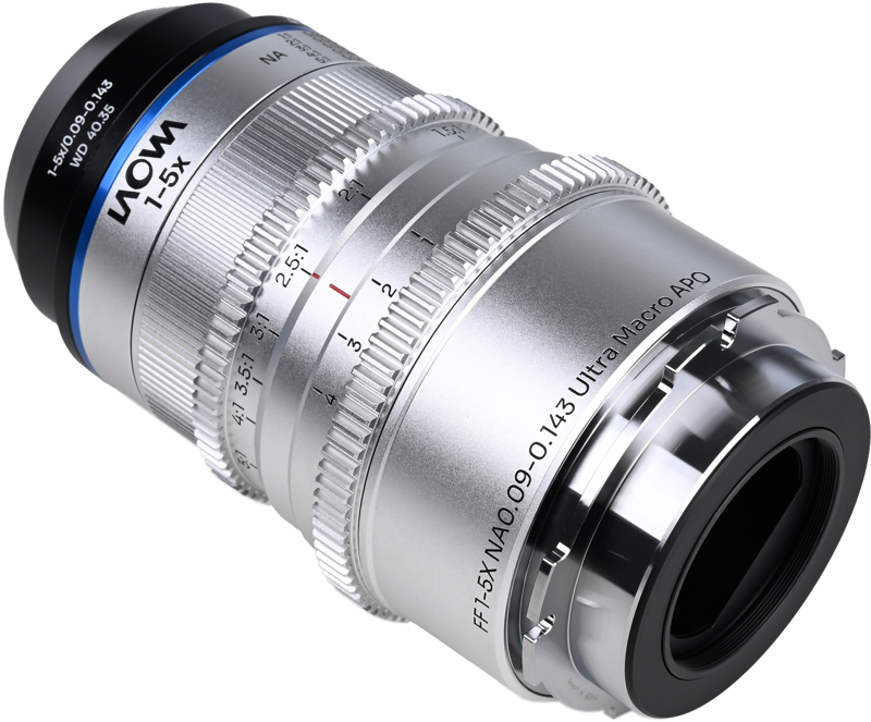 Obiectiv Laowa Aksen 45mm f/2.8 1-5X Ultra Macro APO Cine Arri PL [2]