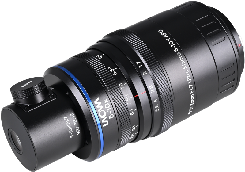 Obiectiv Laowa Aksen 17.5mm f/1.7 5-10X Ultra Macro APO Ver. Ilumianre Coaxiala, Montura MFT [2]