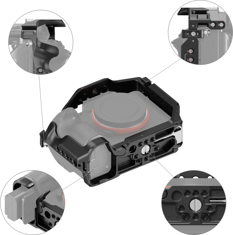 Cage SmallRig 2087 pentru Sony A7III / A7RIII  [3]