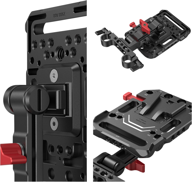 Adaptor baterie SmallRig 2991 V-Mount cu brat reglabil [3]