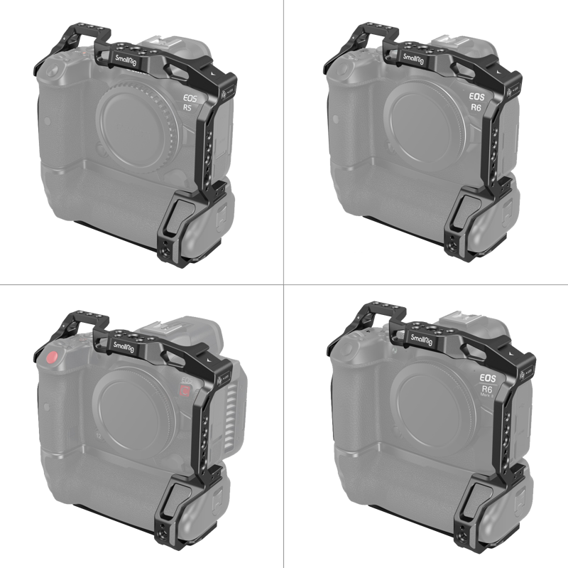 Cage SmallRig 3464B pentru Canon EOS R5 / R6 / R5C / R6 Mark II cu grip baterie BG-R10 [3]