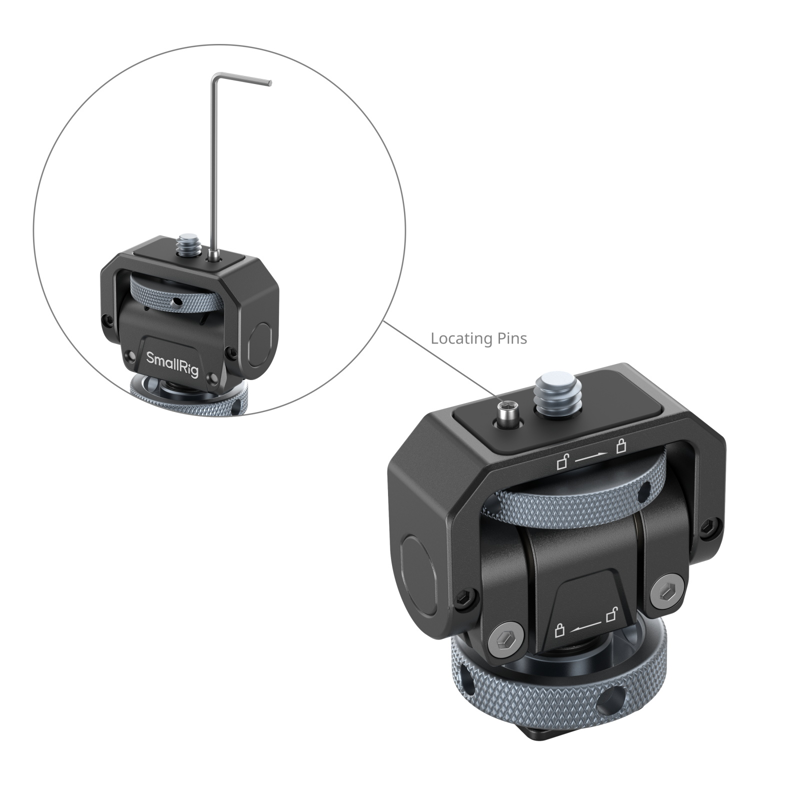 Montura monitor cold shoe SmallRig 3809 [3]