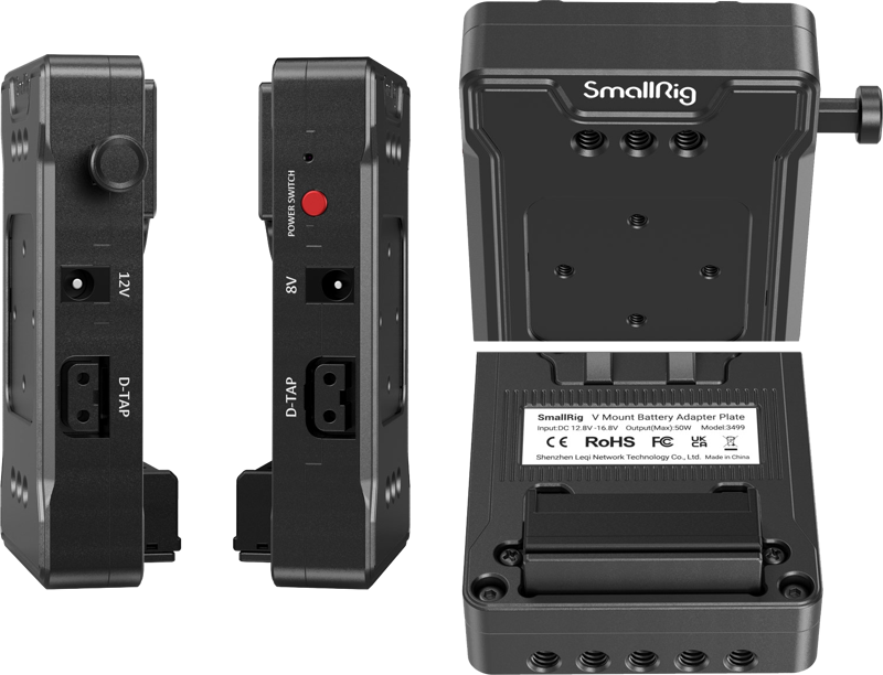 Adaptor baterie SmallRig 3499 V-Mount versiune de baza cu brat extensibil [3]