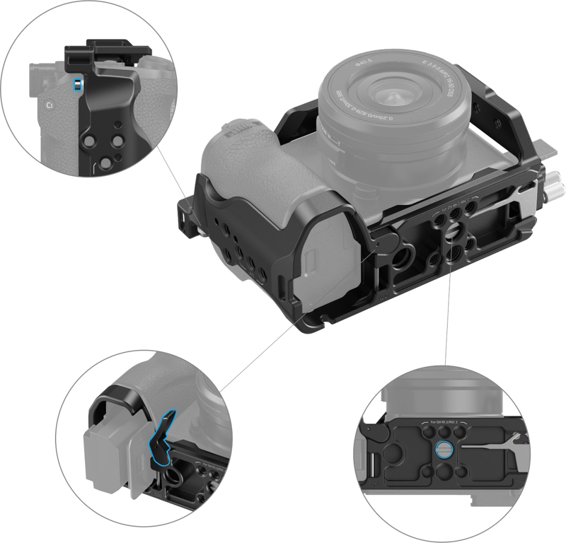Cage SmallRig 4336 Kit pentru Sony A6700 [3]