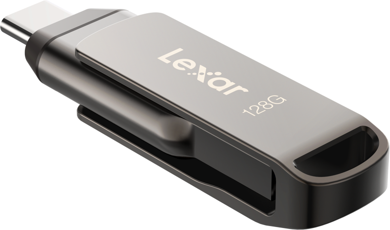 Lexar JumpDrive Dual Drive D400 Type-C/Type-C & Type-A, up to 130MB/s read (USB 3.1) 128GB [3]
