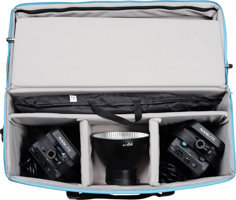 Kit iluminare Nanlite FS-300B, 2 lampi LED cu stativ & softbox [3]