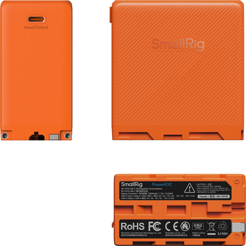 Baterie camera USB-C reincarcabila SmallRig 4576 NP-F970 [3]
