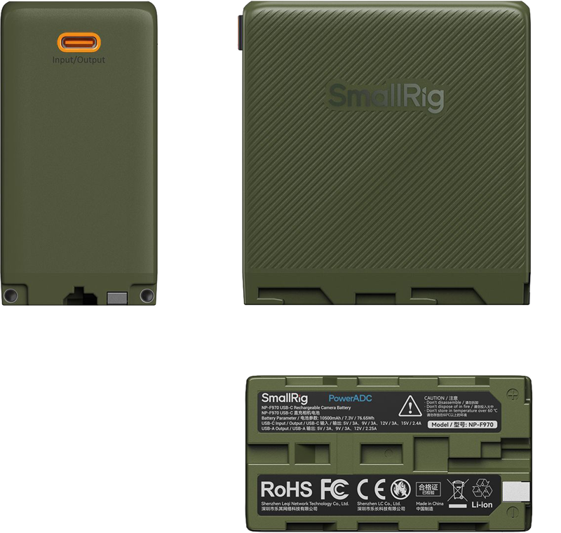 Baterie camera USB-C reincarcabila SmallRig 4577 NP-F970 [3]