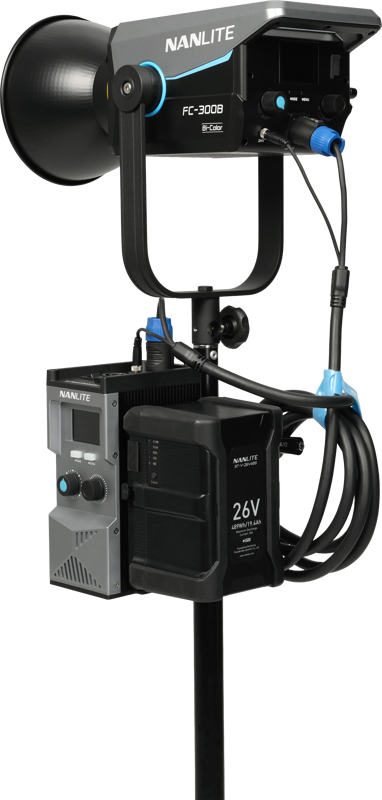 Baterie si Statie de Control cu V-mount Nanlite BT-BCS-48V3.5MM [3]