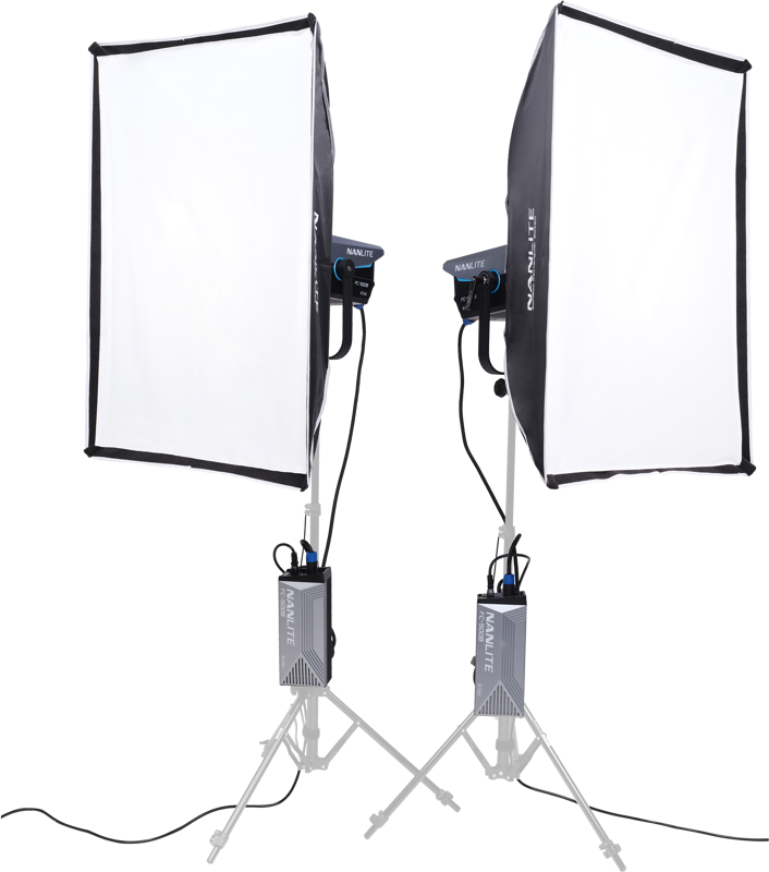 Kit iluminare Nanlite FC-500B, 2 lampi LED + troller [3]