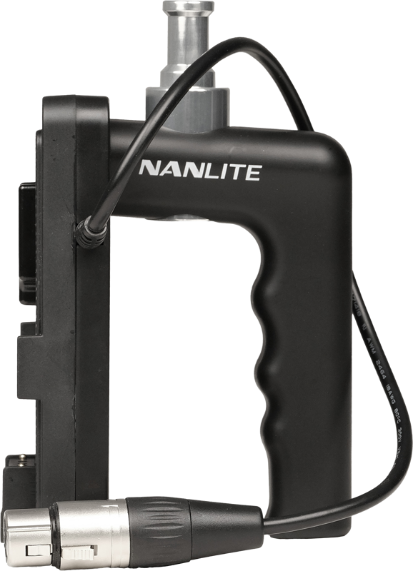Grip baterie Nanlite BT-BG-XLR4II cu 4-Pin XLR Connector [3]