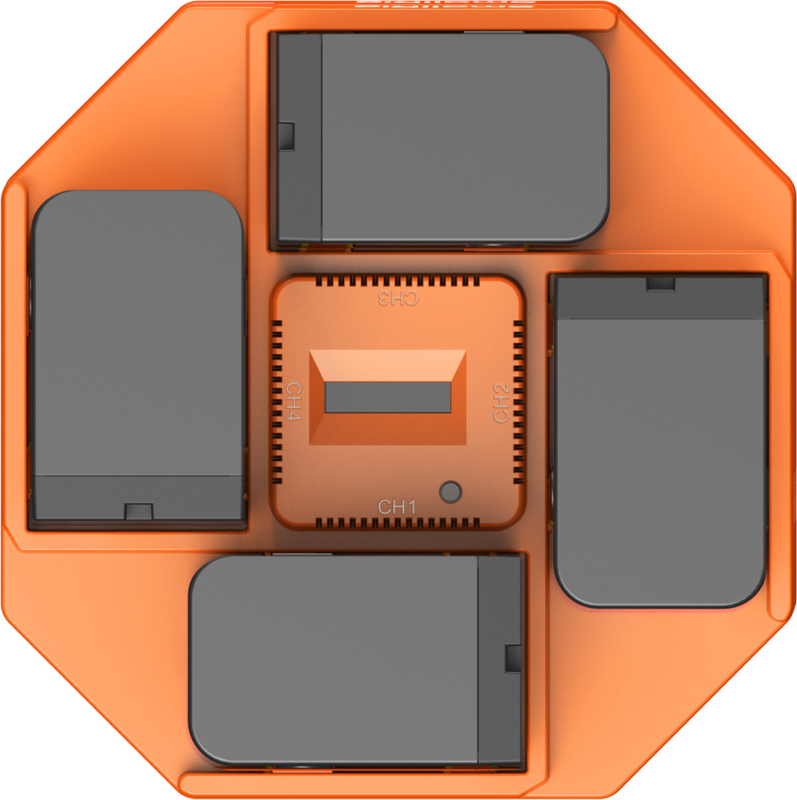 Kit incarcator + 4 baterii SmallRig 4834 NP-F970 [3]