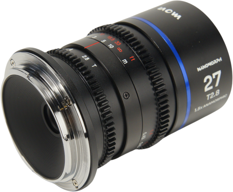Obiectiv cinematic Laowa Nanomorph 27mm T2.8 1.5X S35, Blue, Montura Canon RF [3]