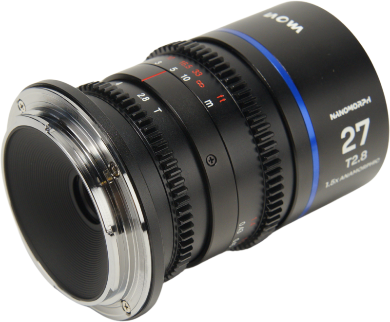 Obiectiv cinematic Laowa Nanomorph 27mm T2.8 1.5X S35, Blue, Montura MFT [3]