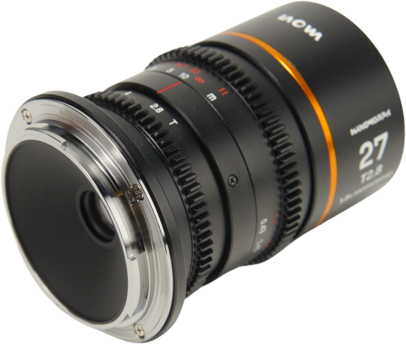 Obiectiv cinematic Laowa Nanomorph 27mm T2.8 1.5X S35, Amber, Montura Sony E [3]