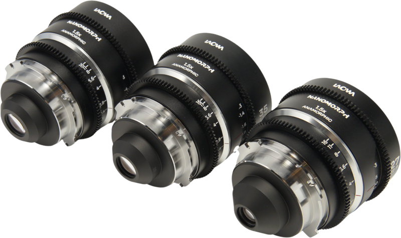 Set 3 obiective cinematice Laowa Nanomorph S35 Prime 27mm, 35mm, 50mm, Silver , Montura  Arri PL/Canon EF [3]