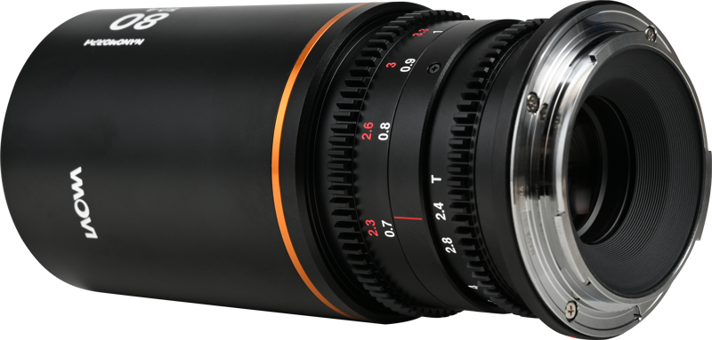 Obiectiv cinematic Laowa Nanomorph 80mm T2.4 1.5X S35, Amber, Montura Canon RF [3]