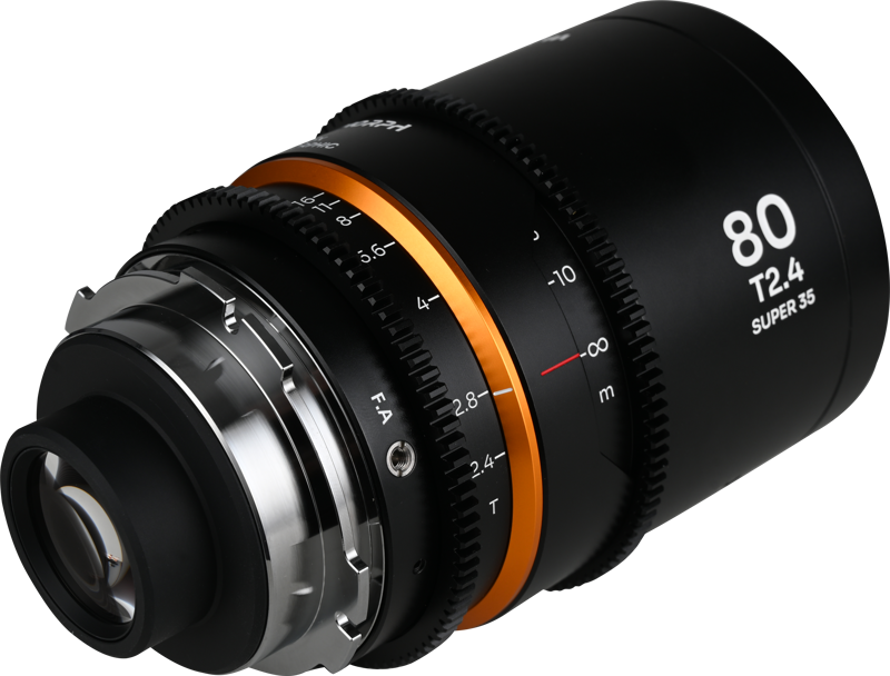 Obiectiv cinematic Laowa Nanomorph 80mm T2.4 1.5X S35, Amber, Montura Arri PL/Canon EF [3]