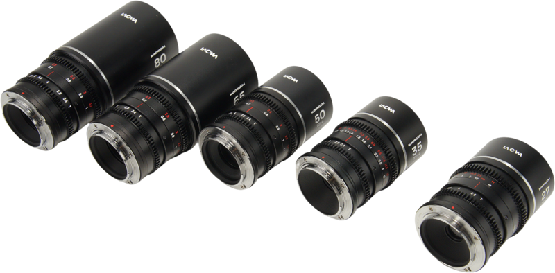 Set 5 obiective cinematice Laowa Nanomorph S35 Prime 27+35+50+65+8mm, Silver, Montura Canon RF [3]
